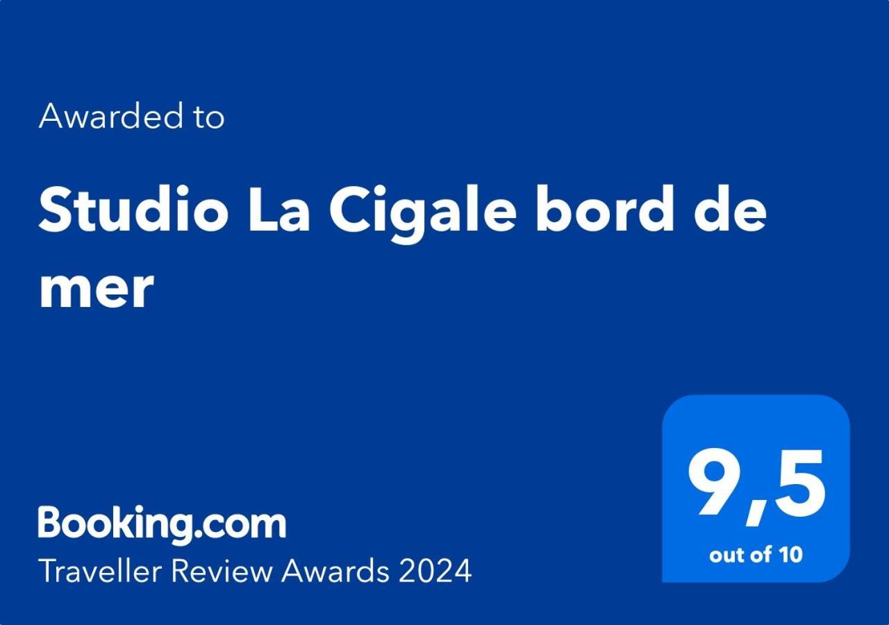 Studio La Cigale Bord De Mer ม็องตง ภายนอก รูปภาพ